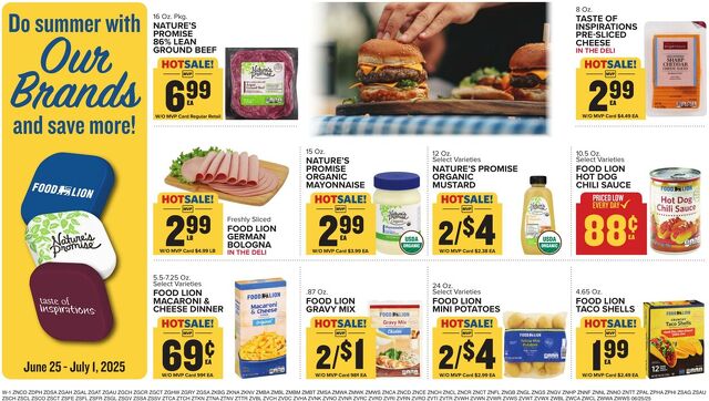 Catalogue Food Lion from 06/25/2025