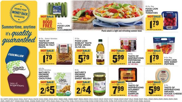 Catalogue Food Lion from 06/25/2025