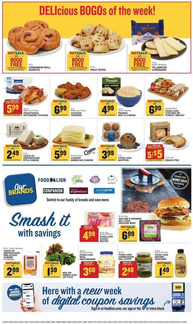 Catalogue Food Lion from 07/16/2025