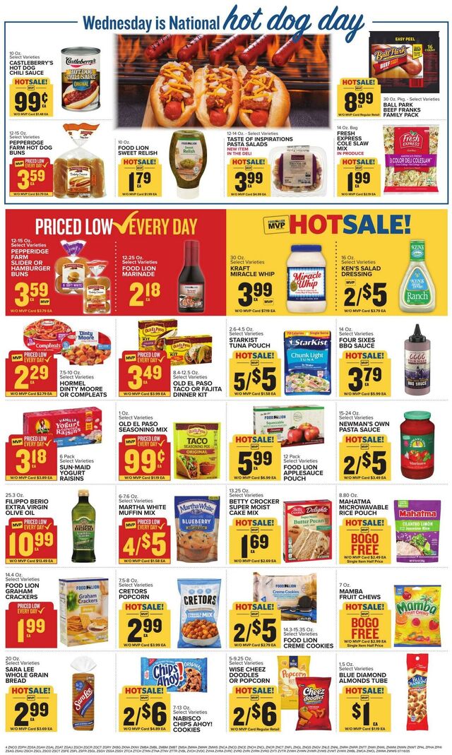 Catalogue Food Lion from 07/16/2025