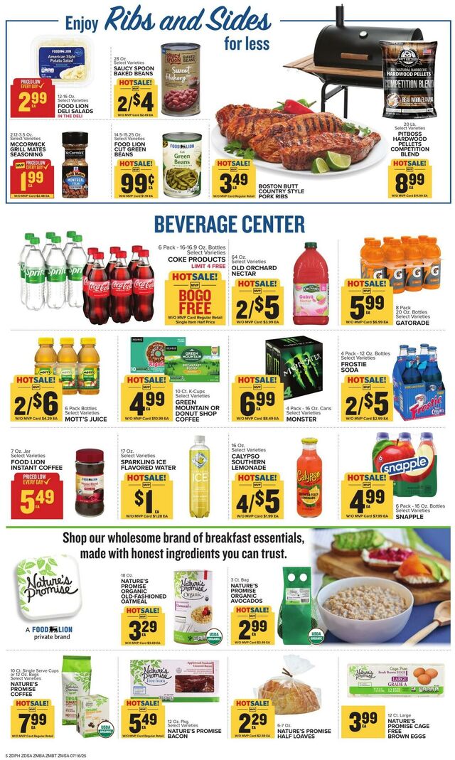 Catalogue Food Lion from 07/16/2025