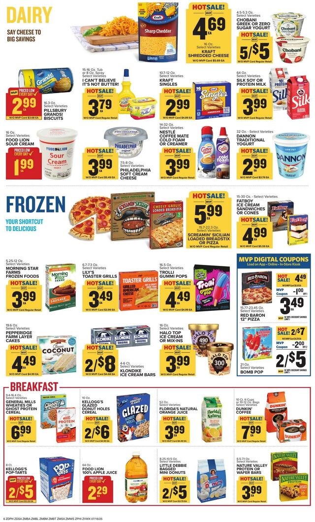 Catalogue Food Lion from 07/16/2025