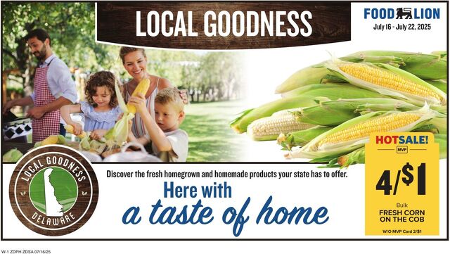 Catalogue Food Lion from 07/16/2025