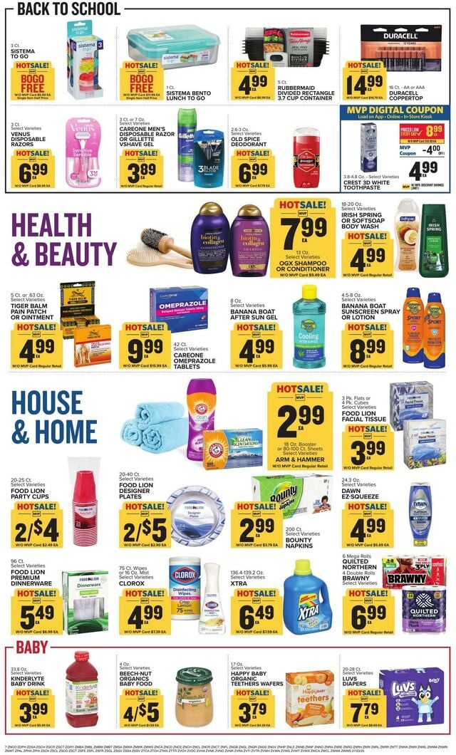 Catalogue Food Lion from 07/23/2025