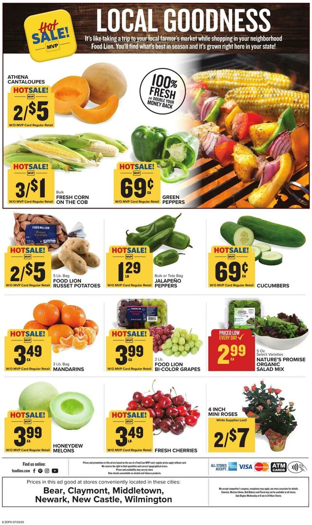 Catalogue Food Lion from 07/23/2025