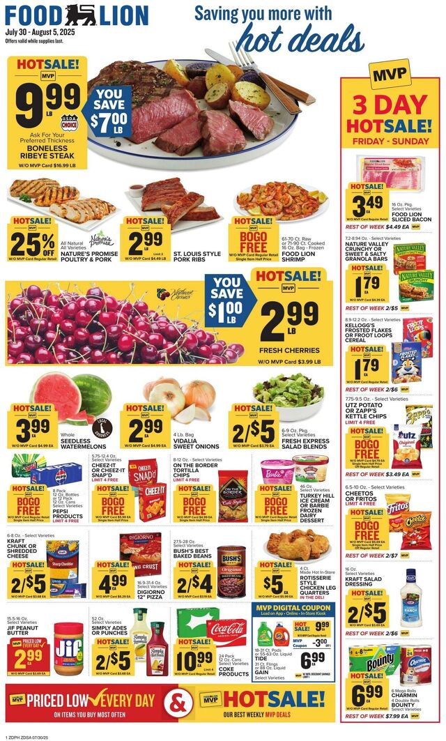 Catalogue Food Lion from 07/30/2025