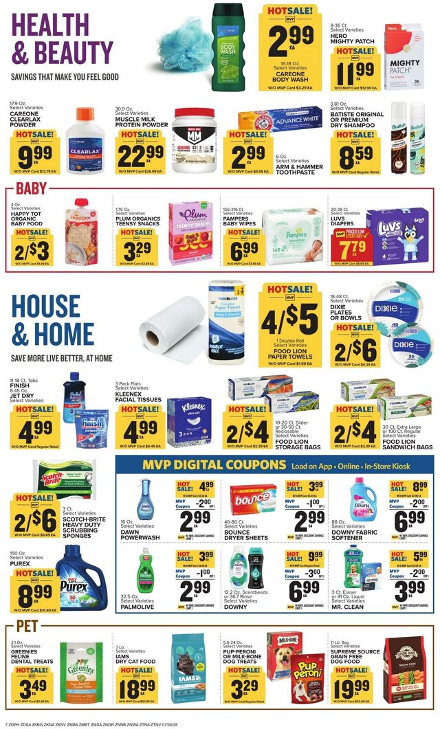 Catalogue Food Lion from 07/30/2025