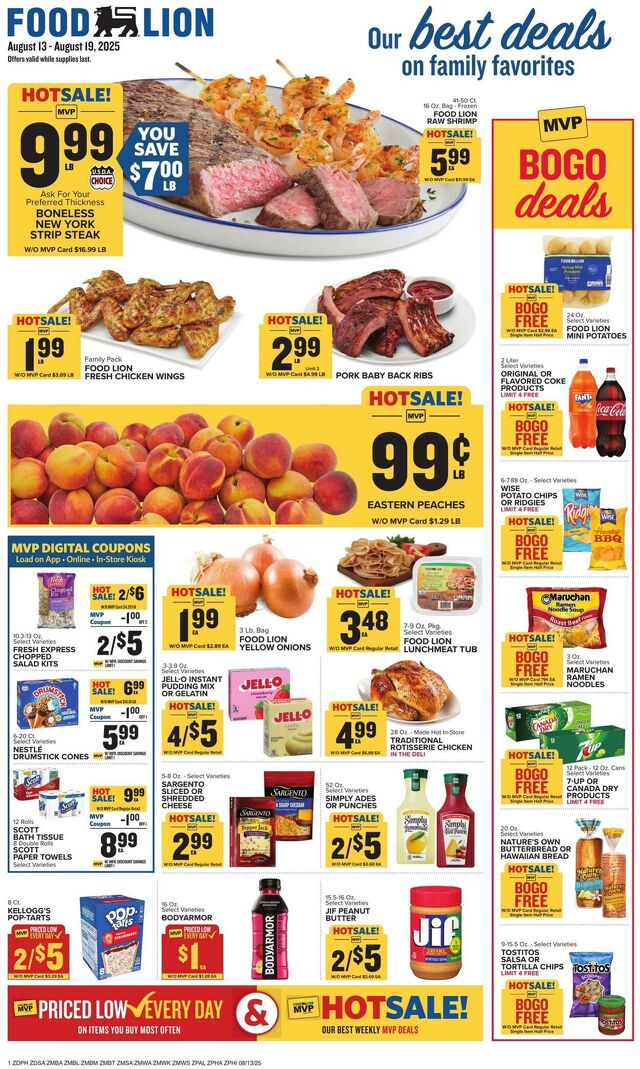 Catalogue Food Lion from 08/13/2025