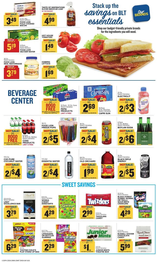 Catalogue Food Lion from 08/13/2025
