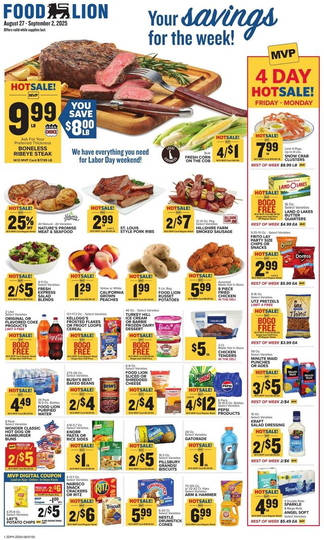 Catalogue Food Lion from 08/27/2025