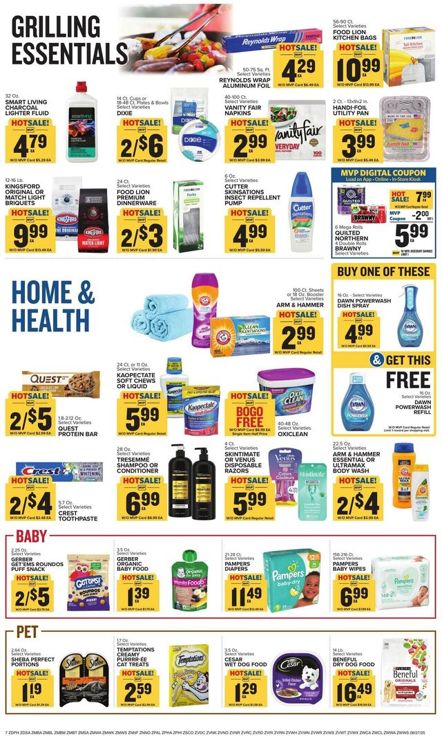 Catalogue Food Lion from 08/27/2025
