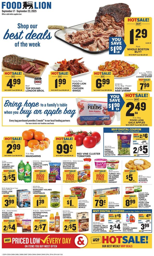 Catalogue Food Lion from 09/17/2025