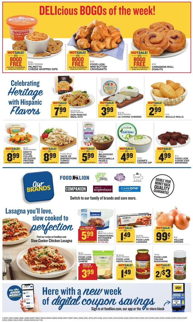 Catalogue Food Lion from 09/17/2025