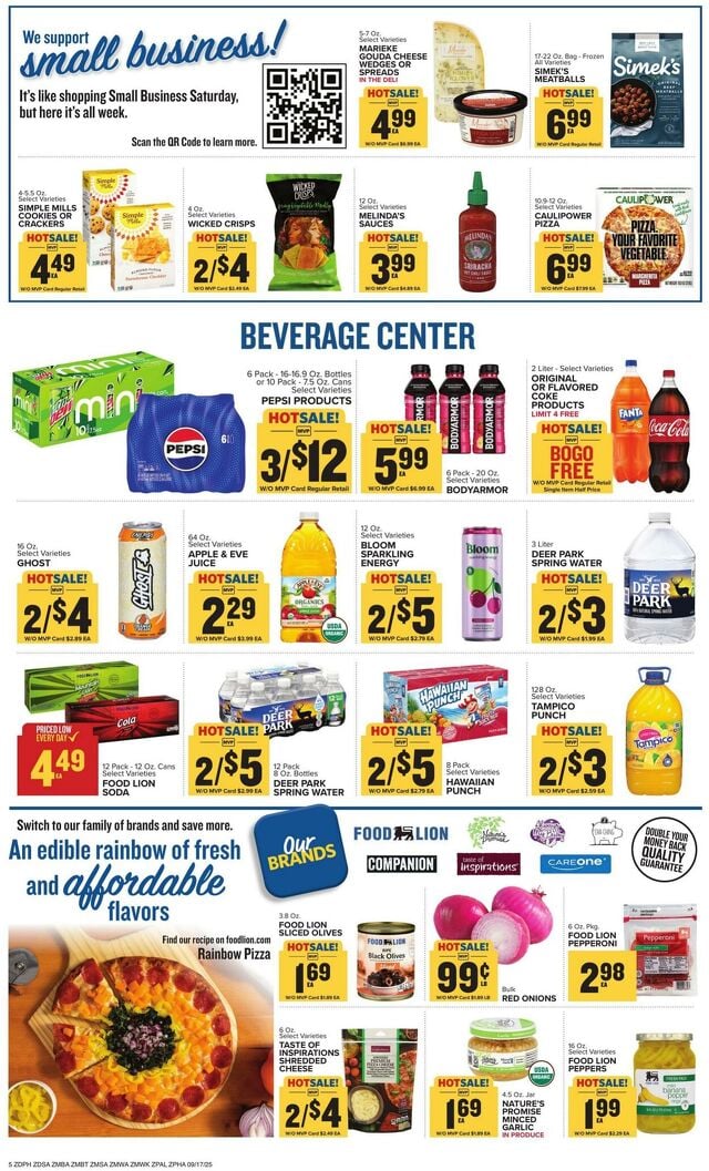 Catalogue Food Lion from 09/17/2025
