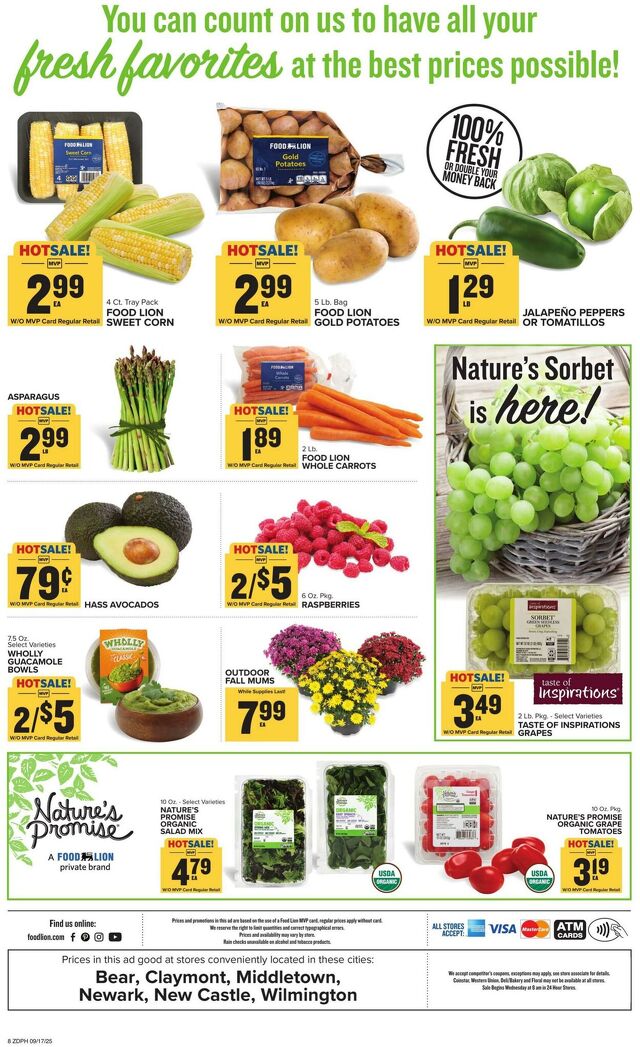 Catalogue Food Lion from 09/17/2025