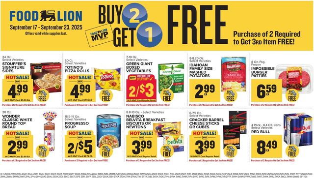 Catalogue Food Lion from 09/17/2025