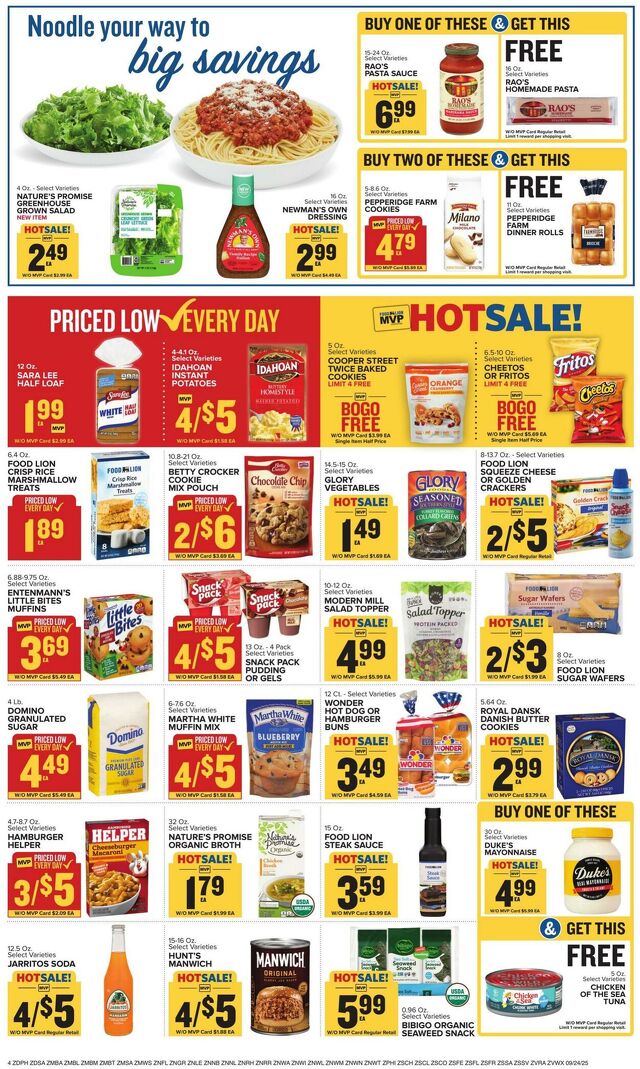 Catalogue Food Lion from 09/24/2025