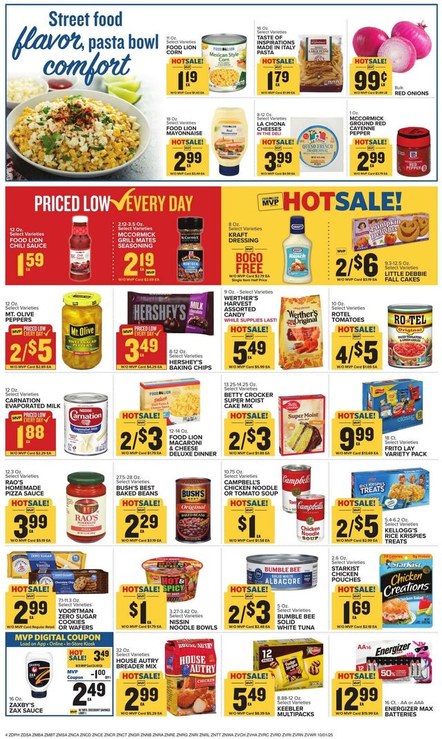 Catalogue Food Lion from 10/01/2025