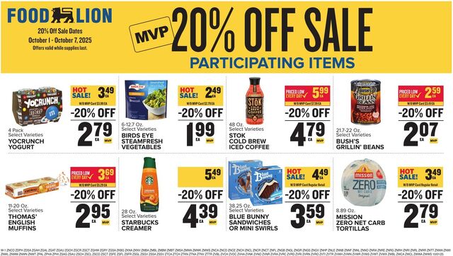 Catalogue Food Lion from 10/01/2025