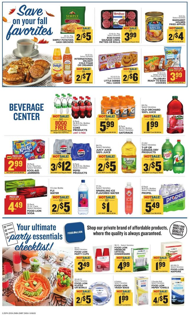 Catalogue Food Lion from 10/08/2025