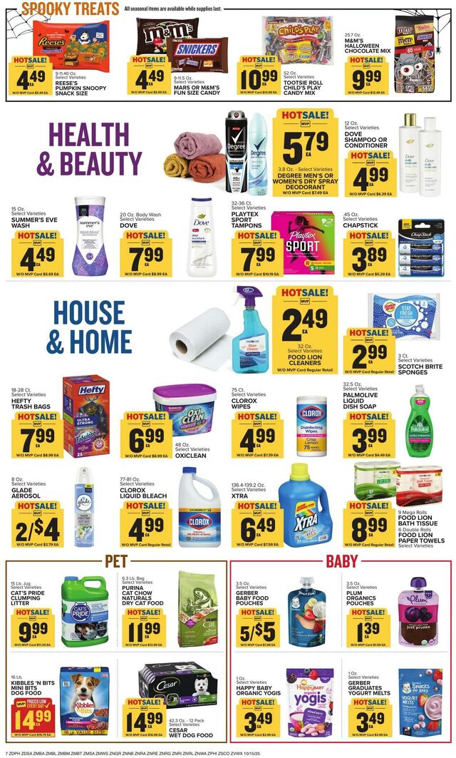 Catalogue Food Lion from 10/15/2025
