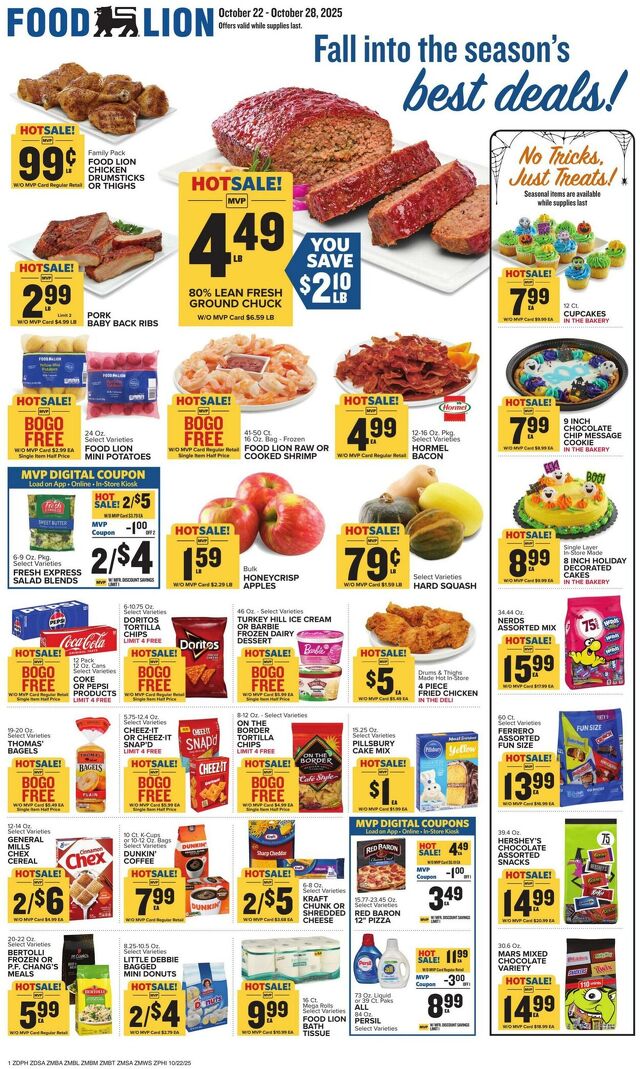 Catalogue Food Lion from 10/22/2025