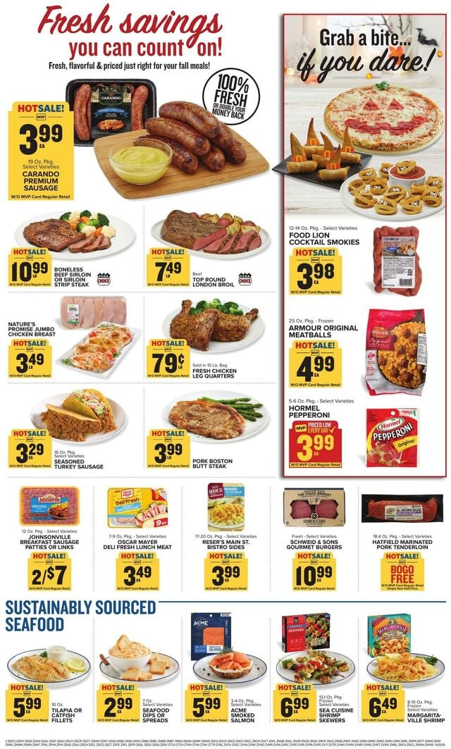 Catalogue Food Lion from 10/22/2025