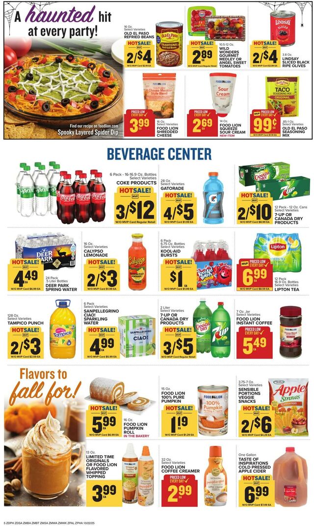 Catalogue Food Lion from 10/22/2025