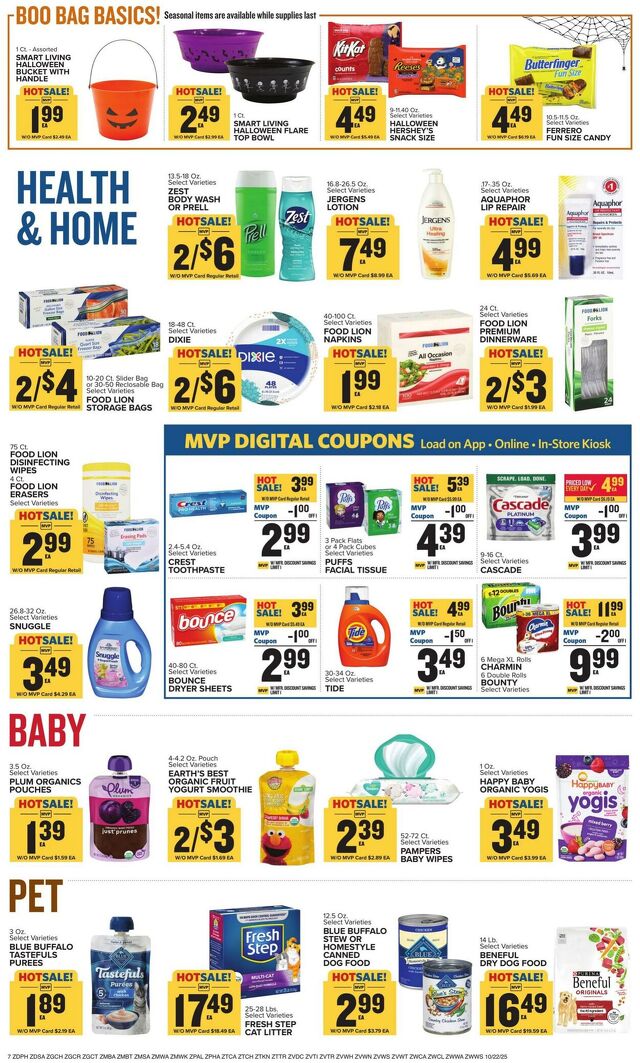 Catalogue Food Lion from 10/22/2025