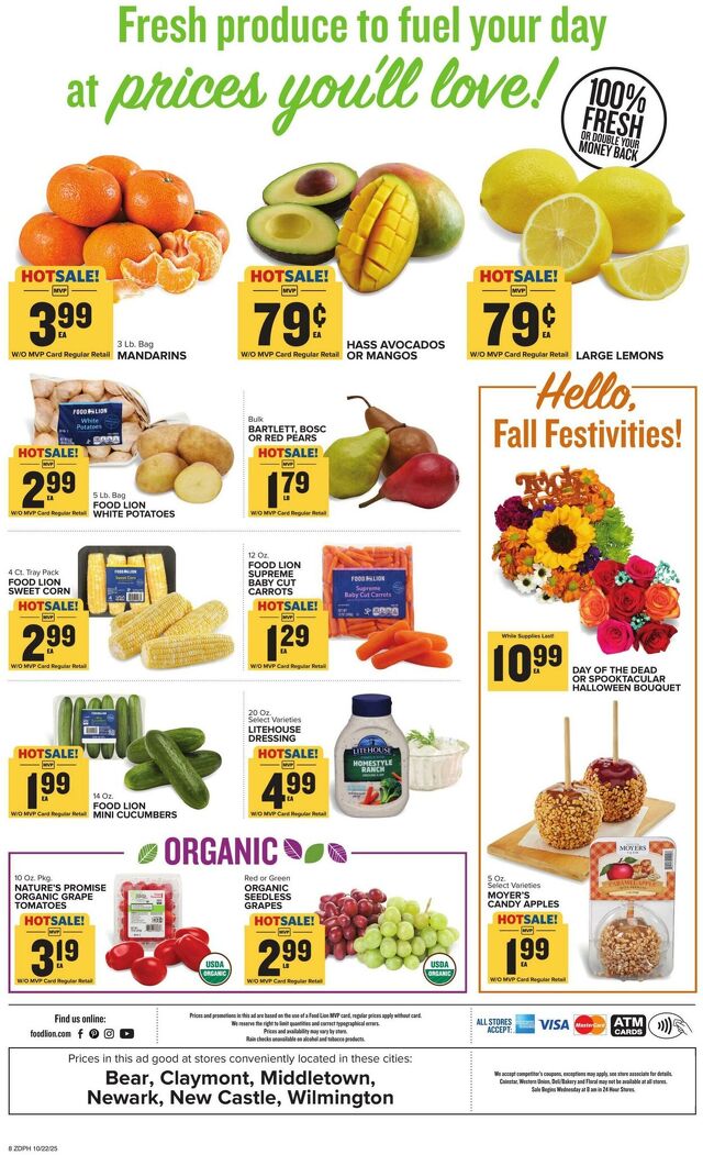 Catalogue Food Lion from 10/22/2025