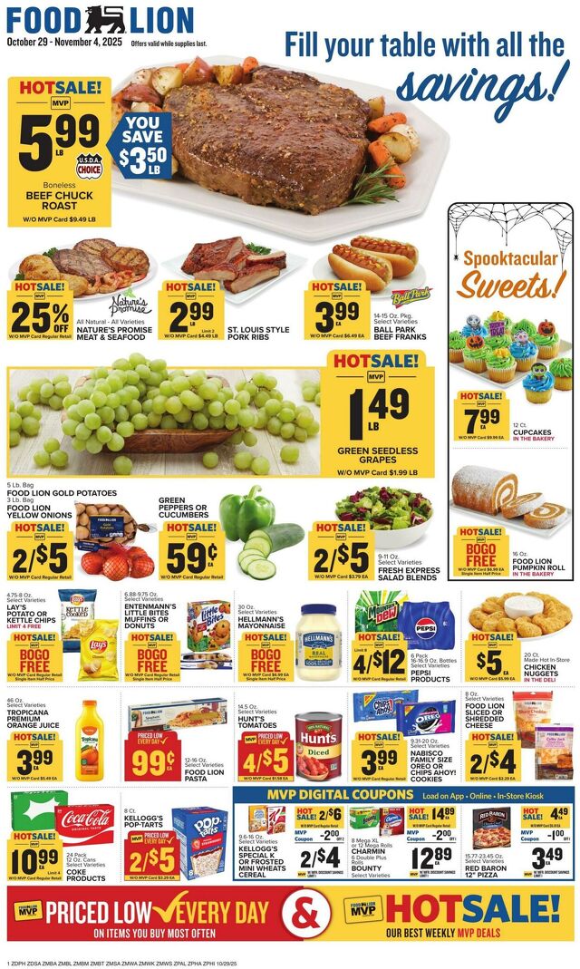 Catalogue Food Lion from 10/29/2025