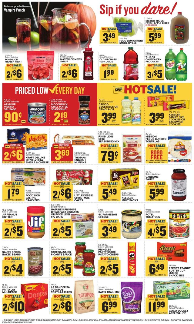 Catalogue Food Lion from 10/29/2025