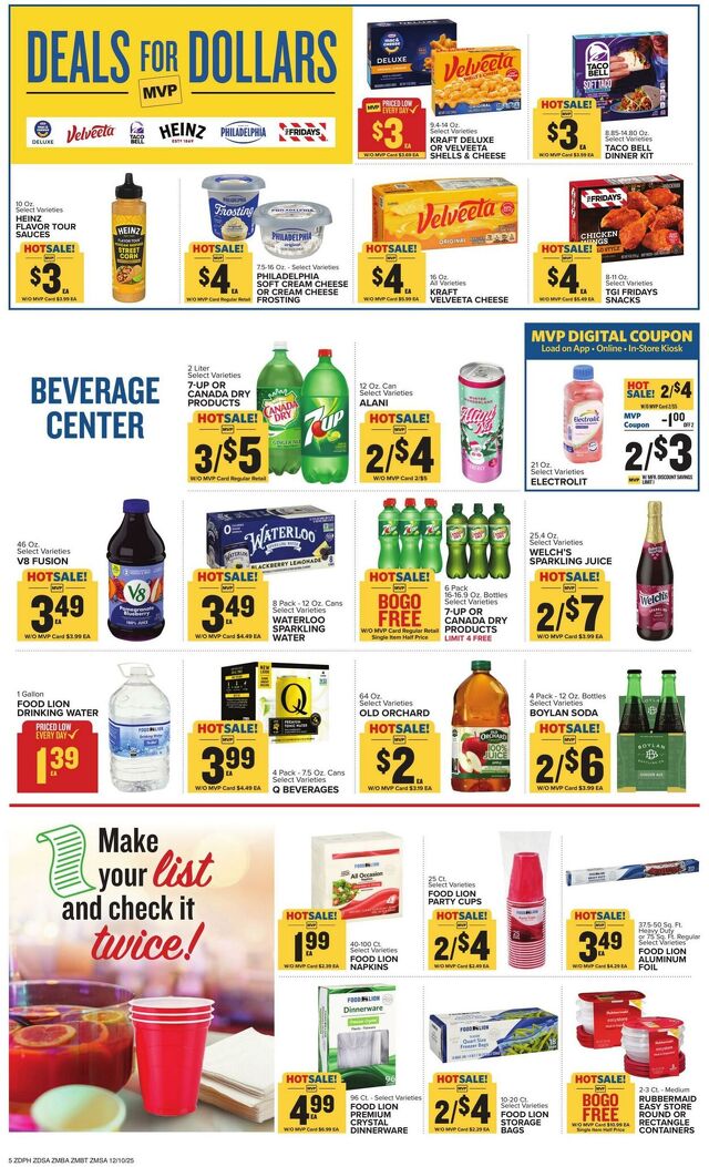 Catalogue Food Lion from 12/10/2025