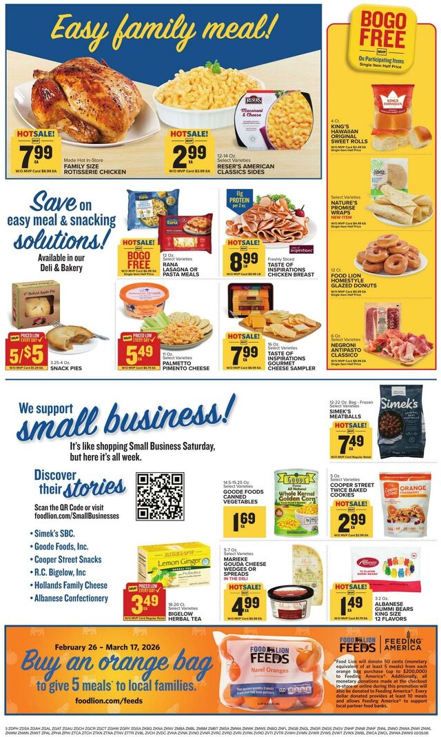 Catalogue Food Lion from 02/25/2026