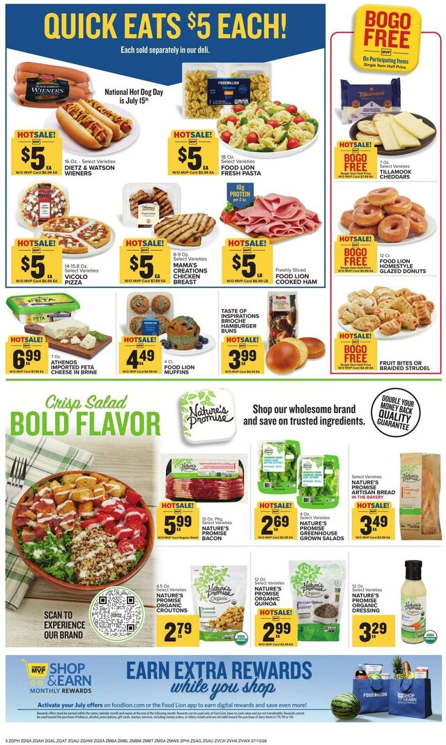 Catalogue Food Lion from 07/15/2026