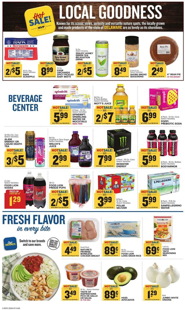 Catalogue Food Lion from 07/15/2026