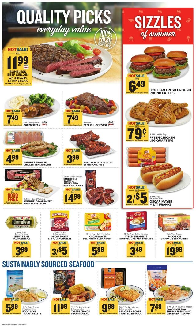Catalogue Food Lion from 07/22/2026