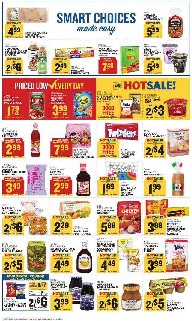 Catalogue Food Lion from 07/22/2026
