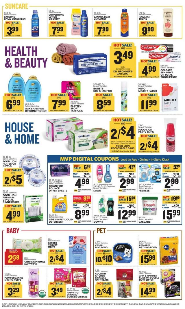 Catalogue Food Lion from 07/29/2026