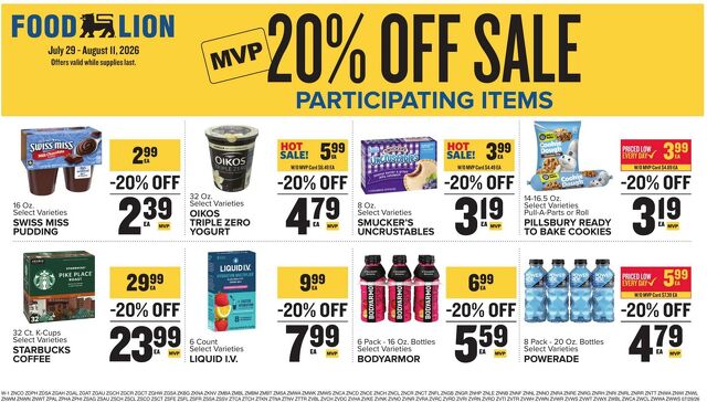 Catalogue Food Lion from 07/29/2026
