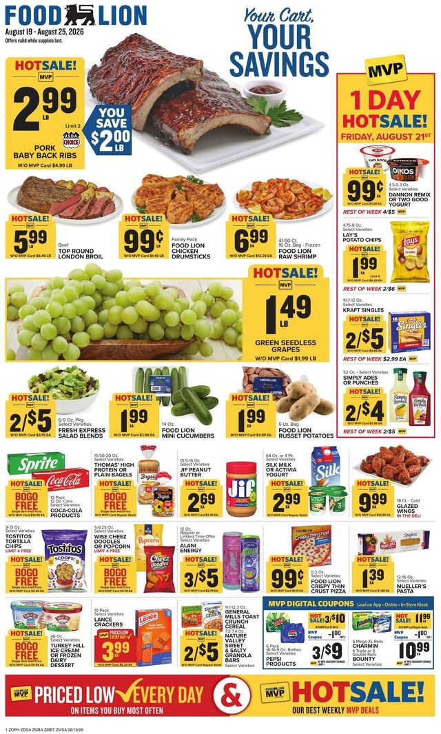 Catalogue Food Lion from 08/19/2026
