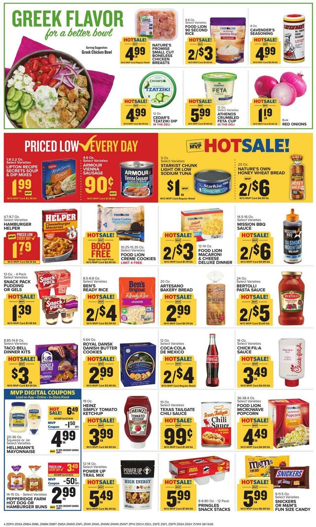 Catalogue Food Lion from 08/19/2026