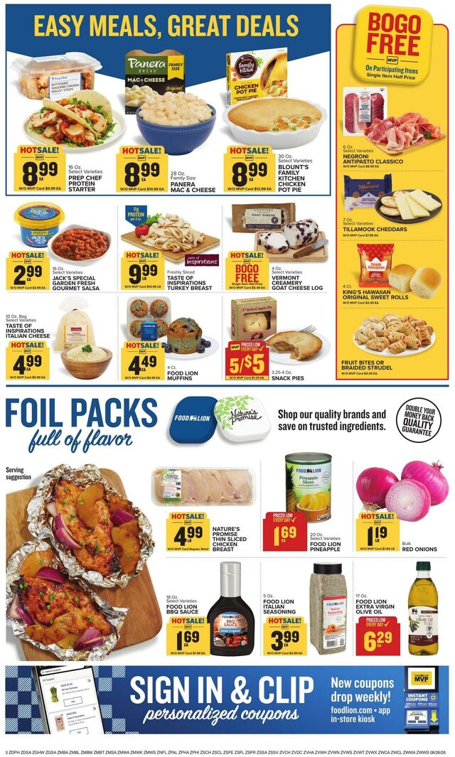 Catalogue Food Lion from 08/26/2026