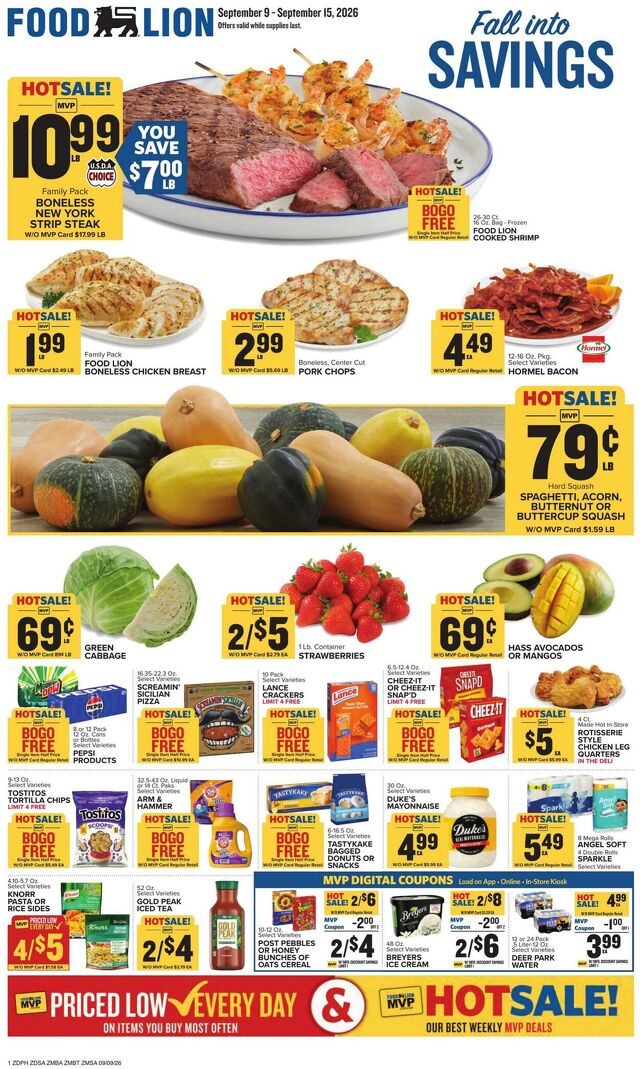 Catalogue Food Lion from 09/09/2026