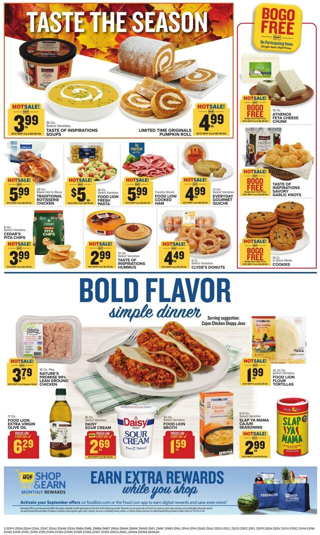 Catalogue Food Lion from 09/09/2026