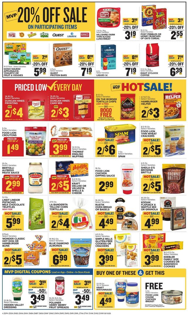 Catalogue Food Lion from 09/16/2026