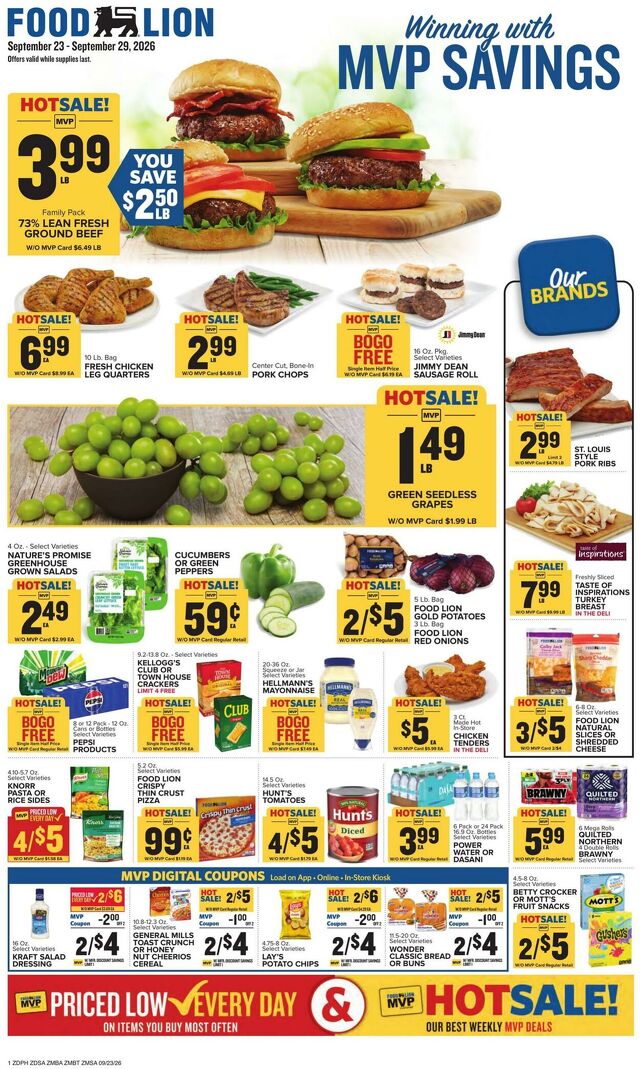 Catalogue Food Lion from 09/23/2026
