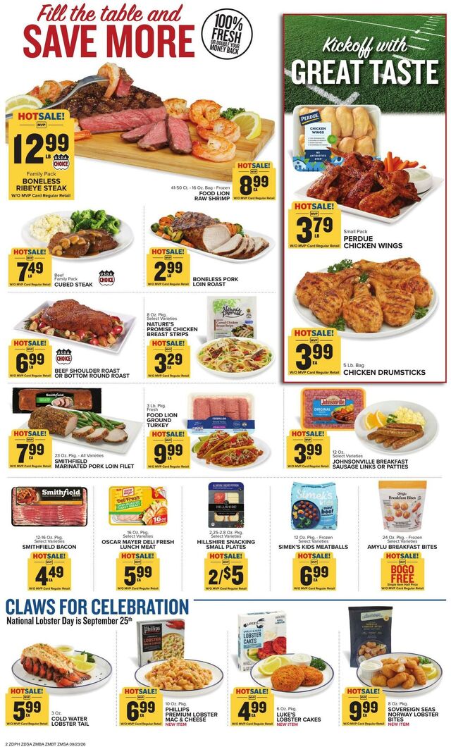 Catalogue Food Lion from 09/23/2026