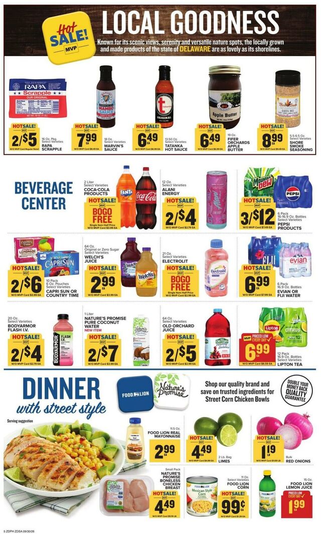 Catalogue Food Lion from 09/30/2026