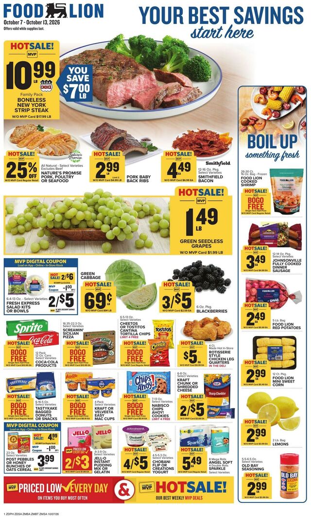 Catalogue Food Lion from 10/07/2026